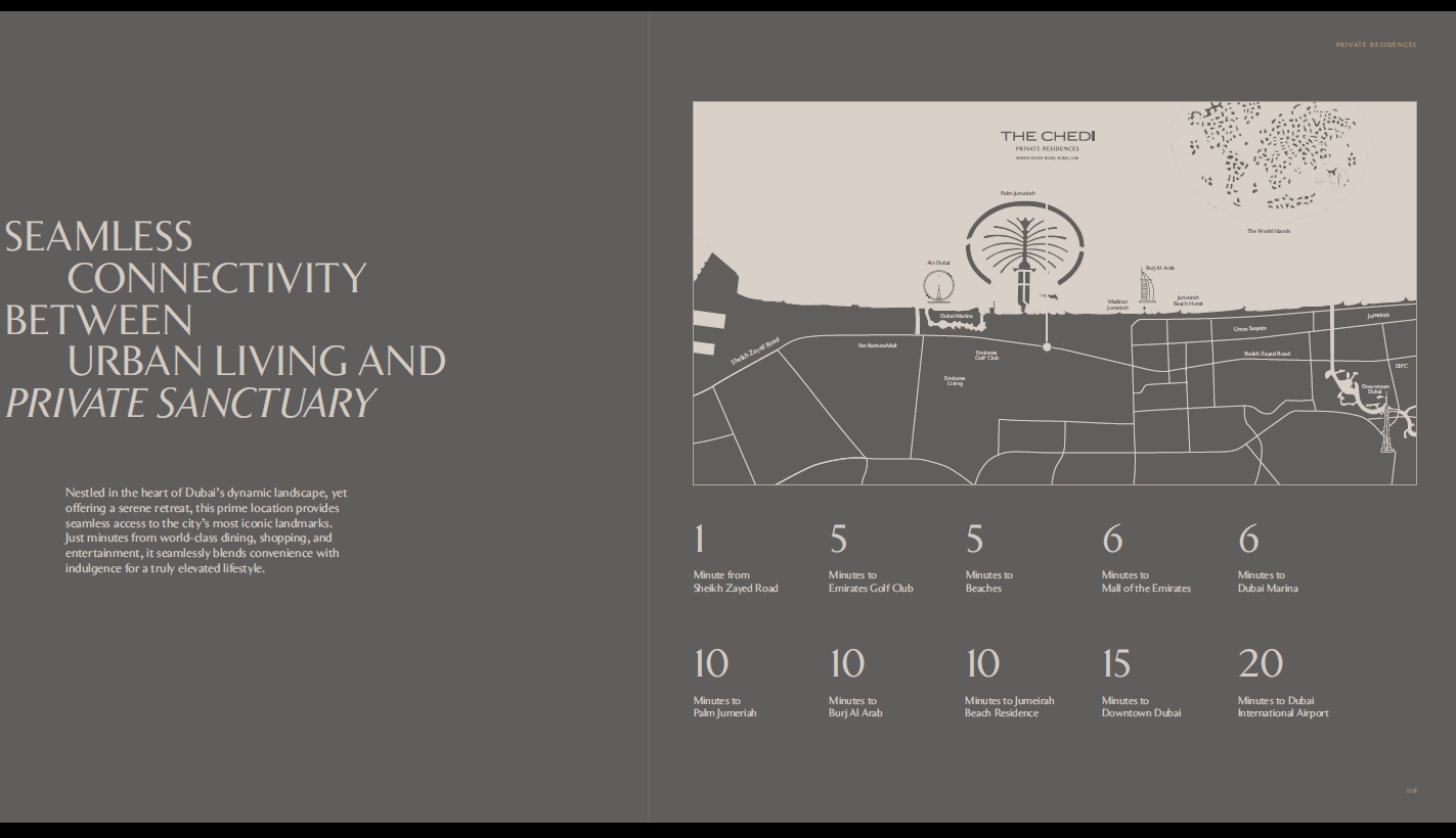 Al Seeb The Chedi Private Residences Location Image