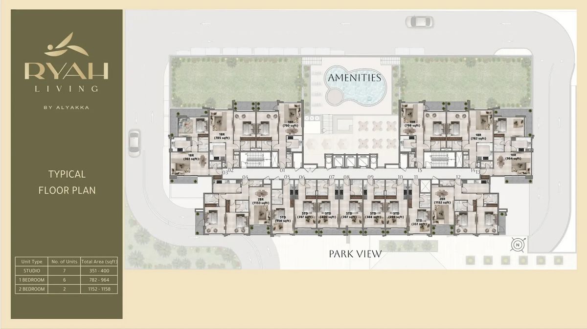 Al Yakka Ryah Living Floor Plans