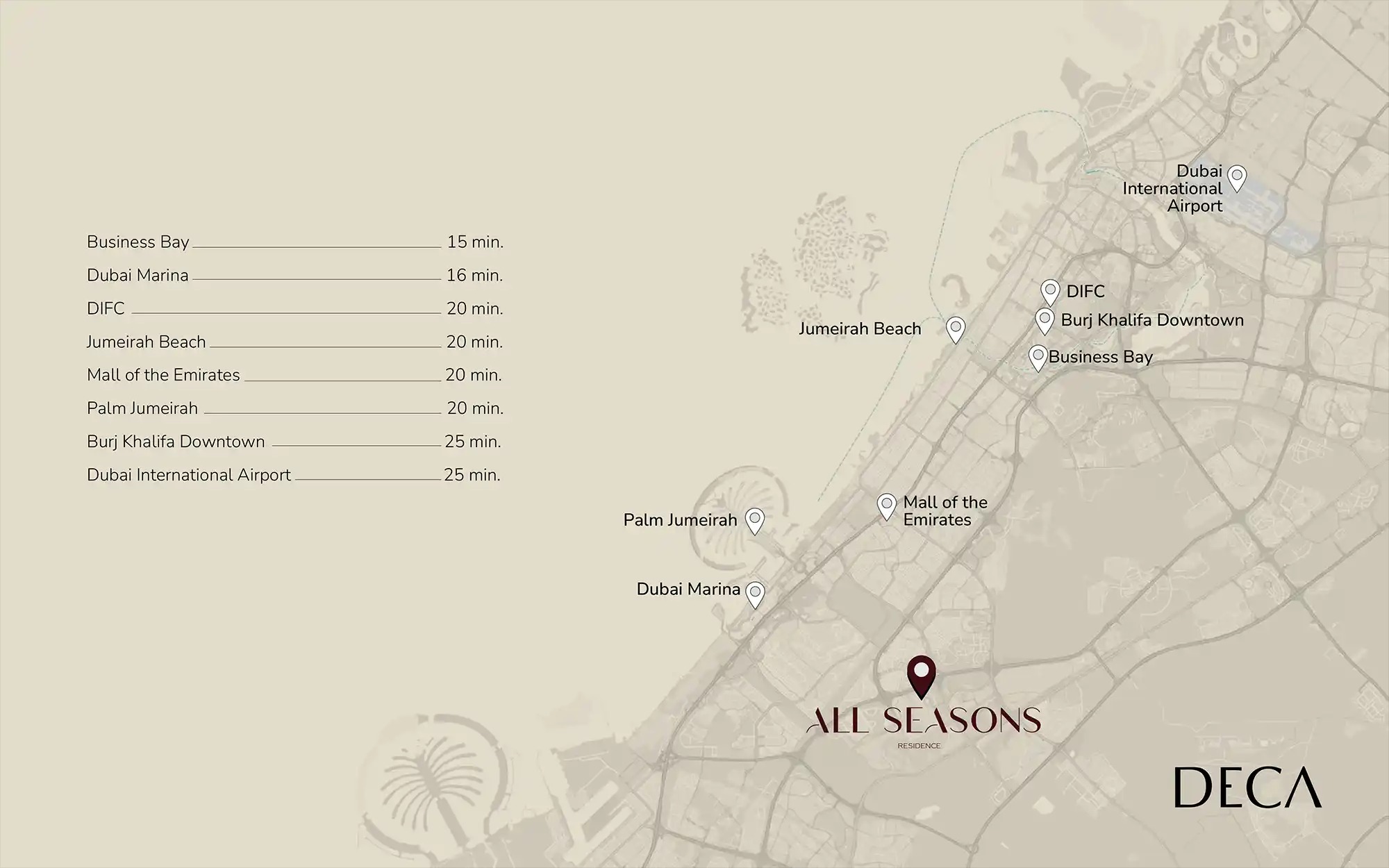 Al Zarooni All Seasons Residence Location Image