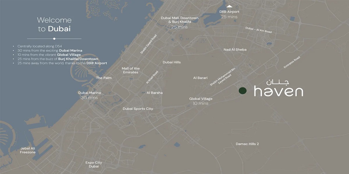 Aldar Haven Location Image