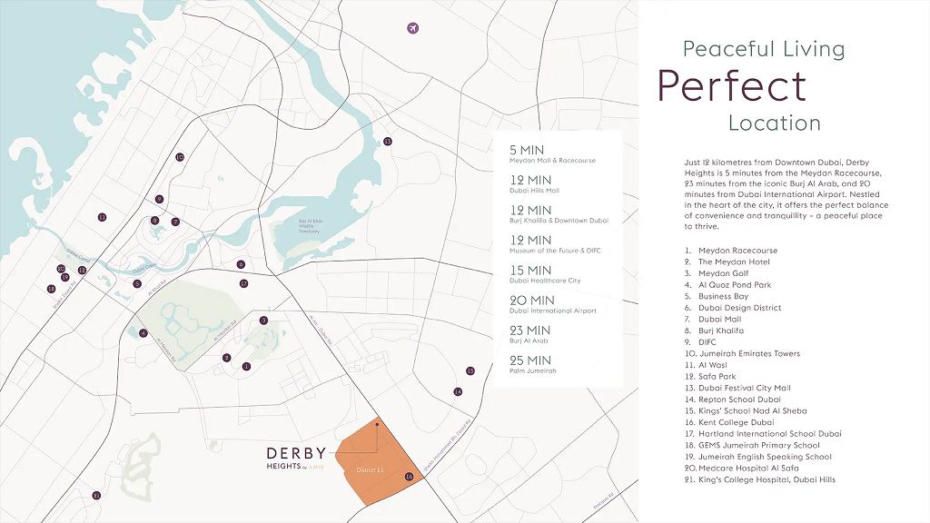 AMIS Derby Heights Location Image