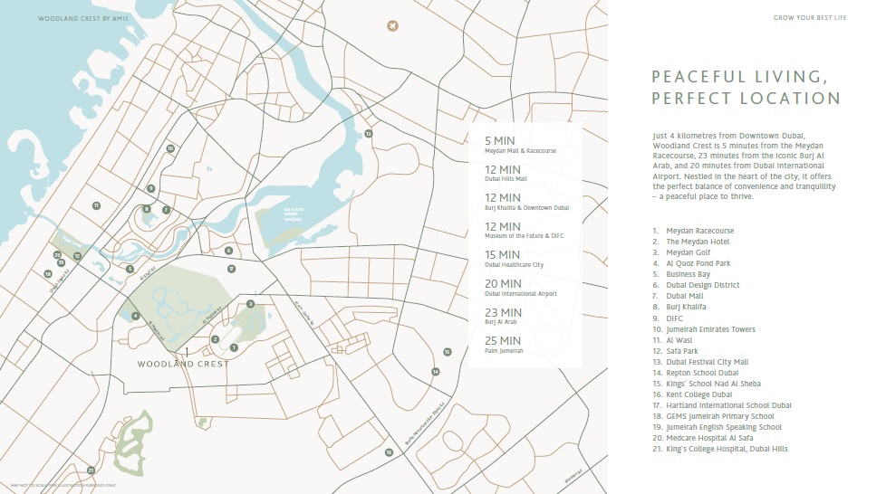 AMIS Woodland Crest Location Image