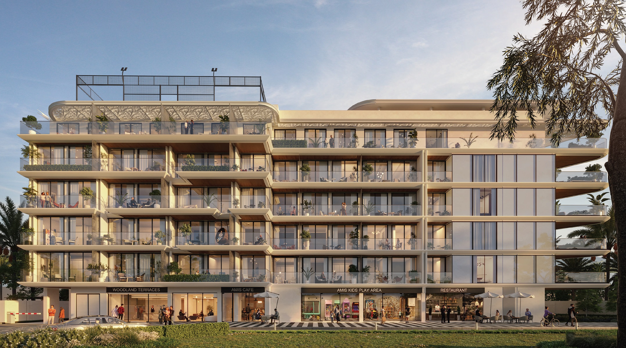 AMIS Woodland Terraces Apartment Exteriors