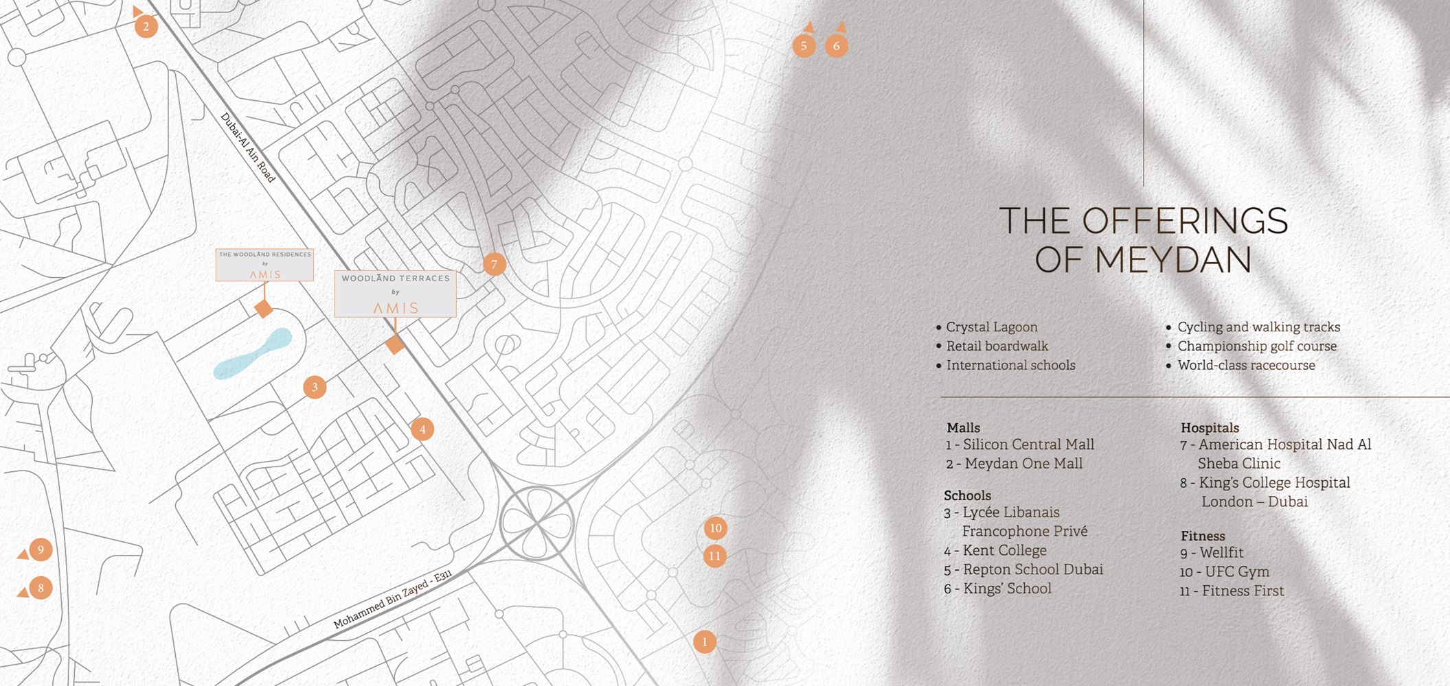 AMIS Woodland Terraces Location Image