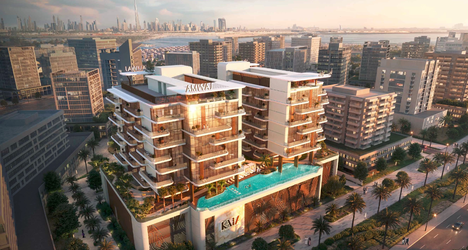Amwaj Kaia Residences Apartment Exteriors