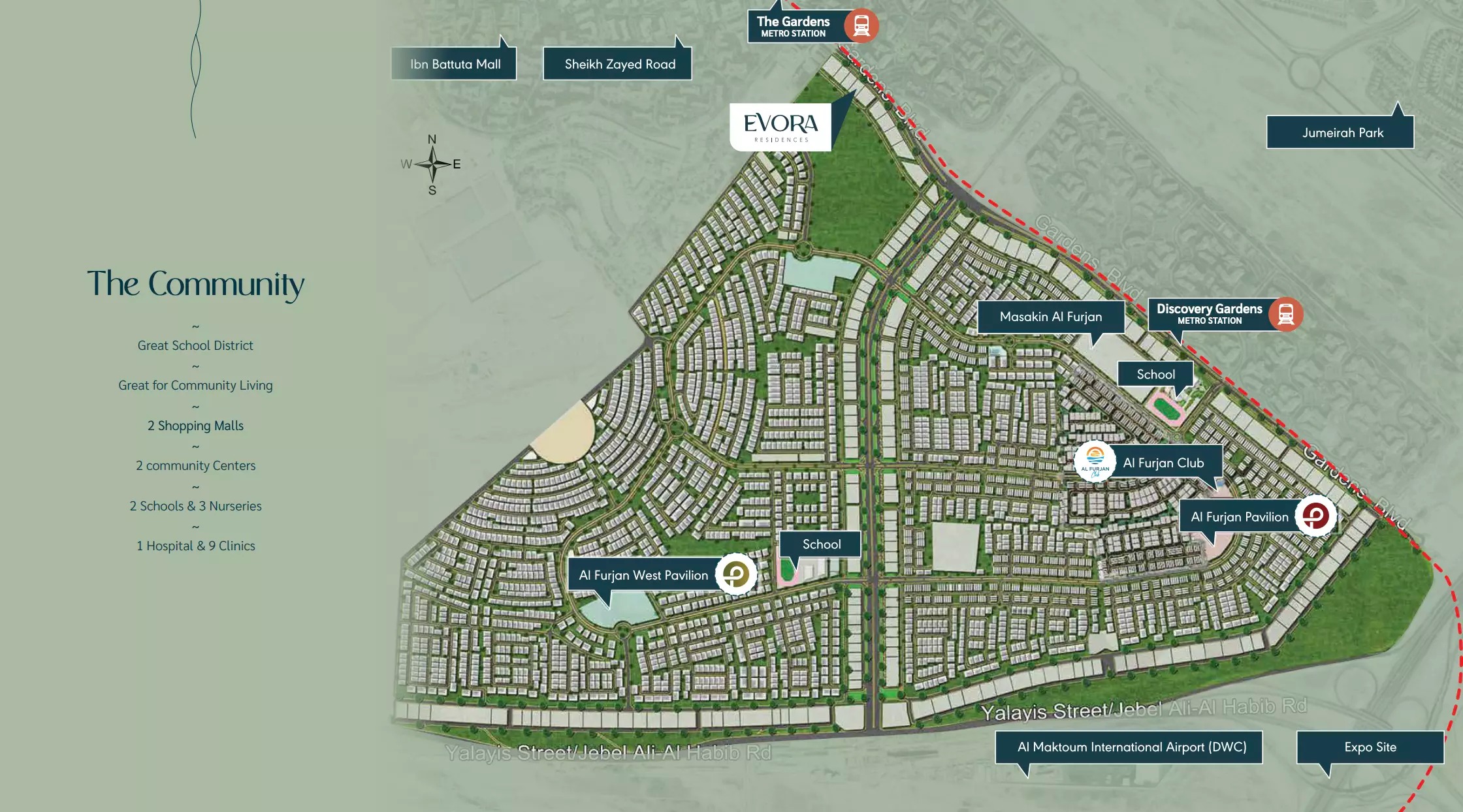 Anax Evora Residences Location Image