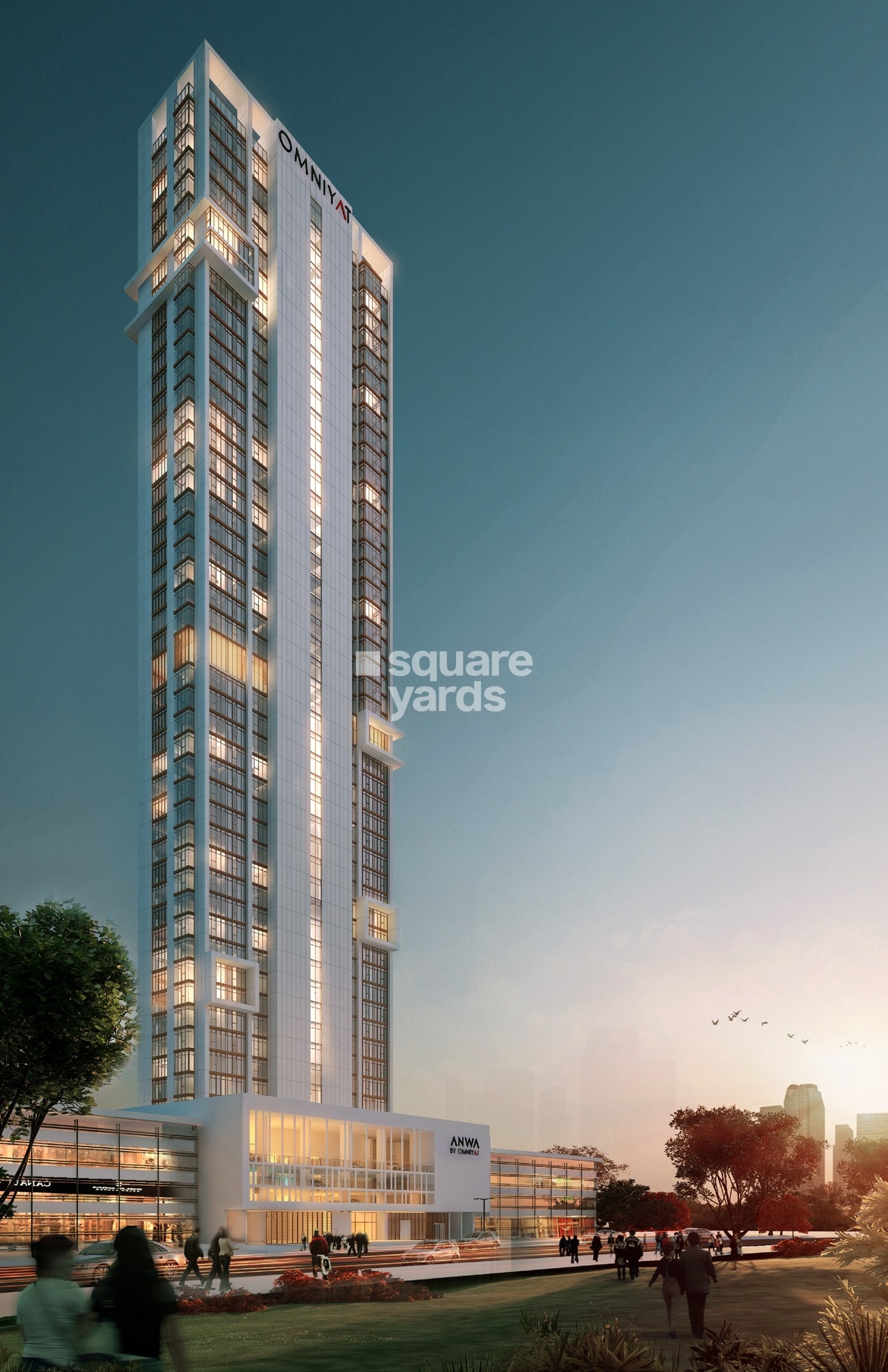 Anwa Residences by Omniyat Tower View