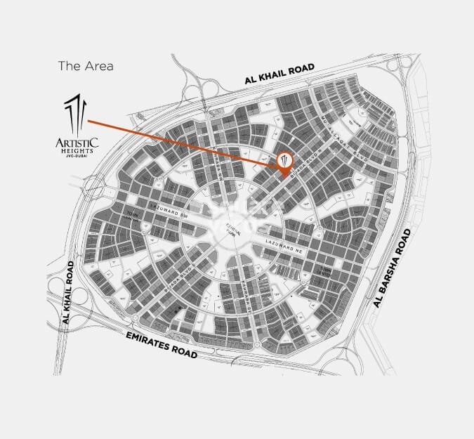 Artistic Heights Location Image