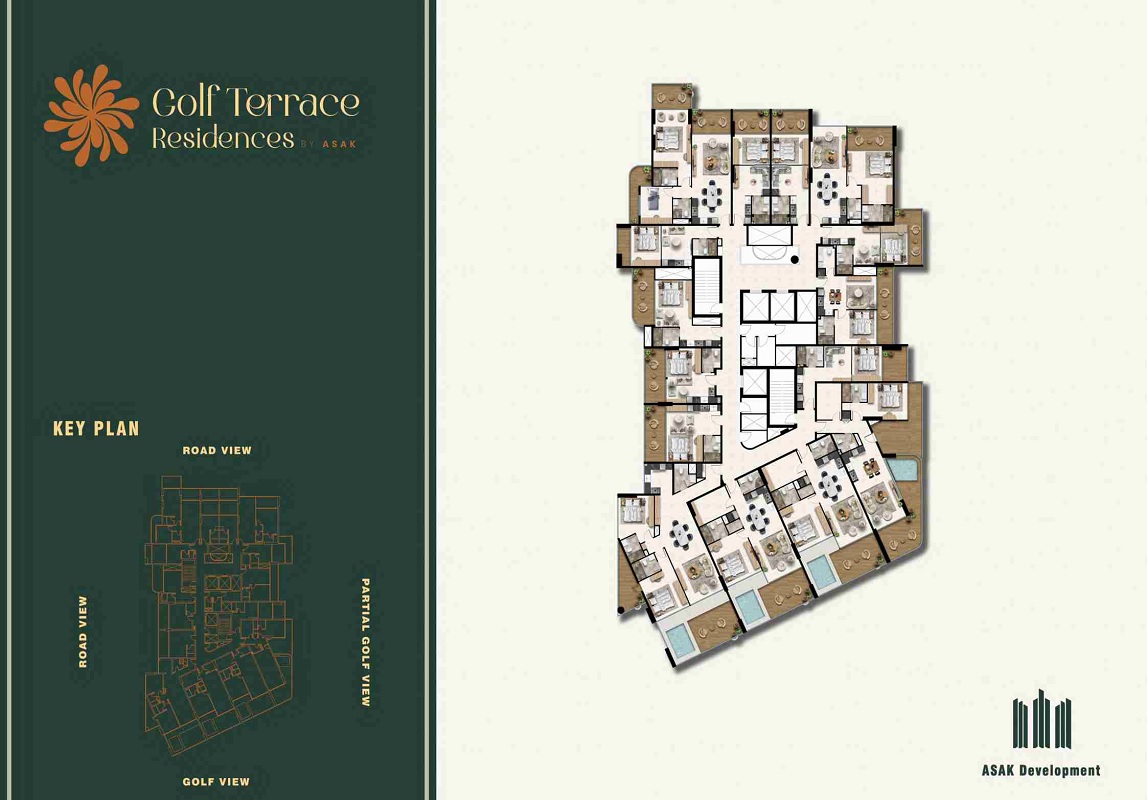 ASAK Golf Terrace Residences Floor Plans