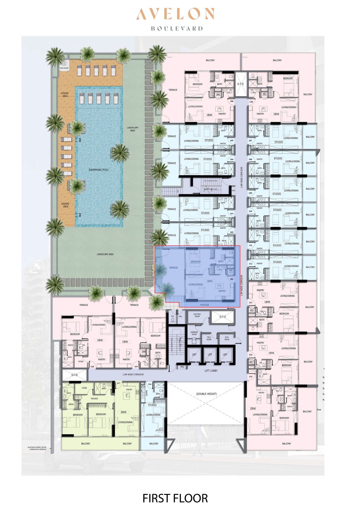 Avelon Boulevard Floor Plans