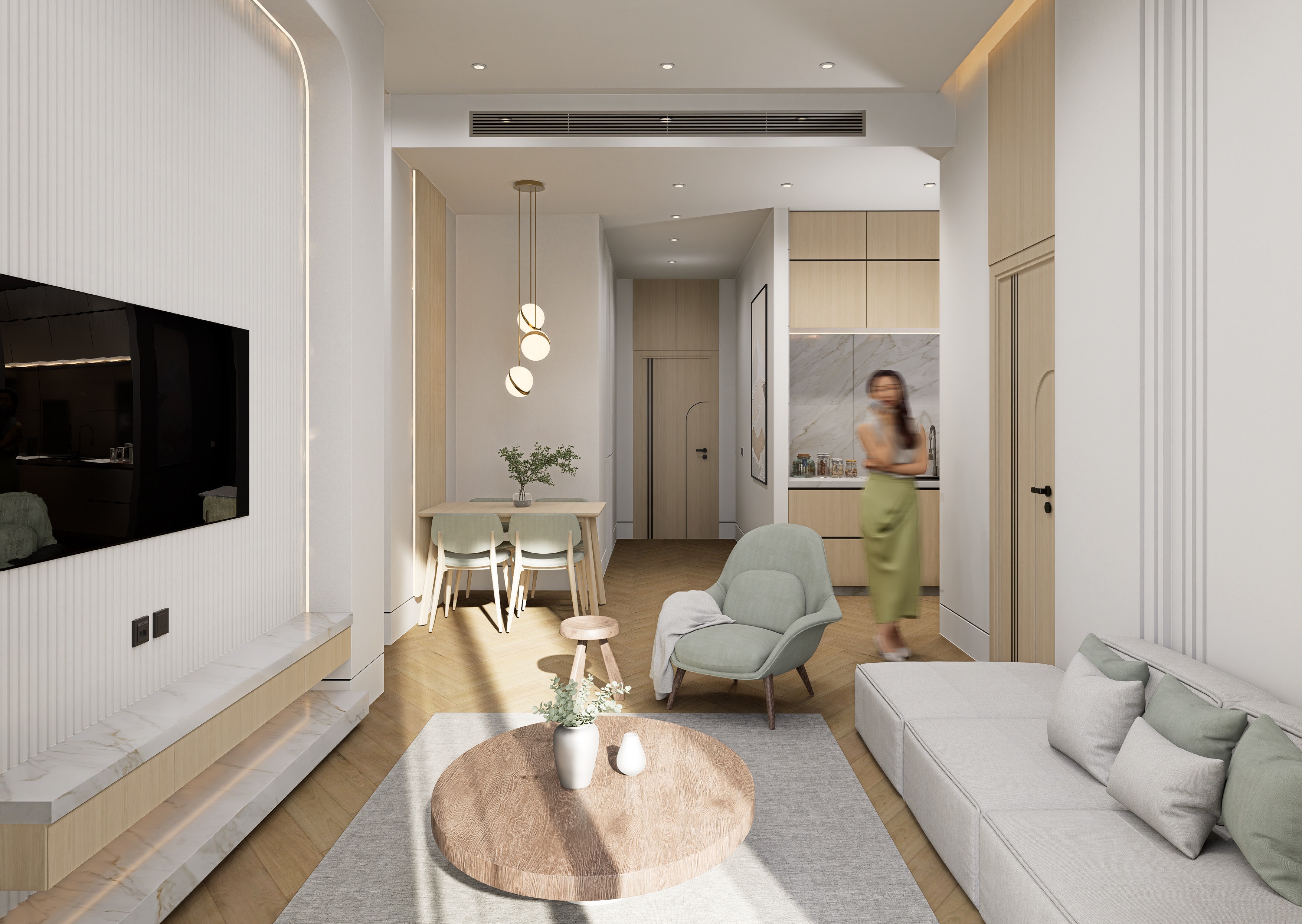 Axiom Whitestone Apartment Interiors