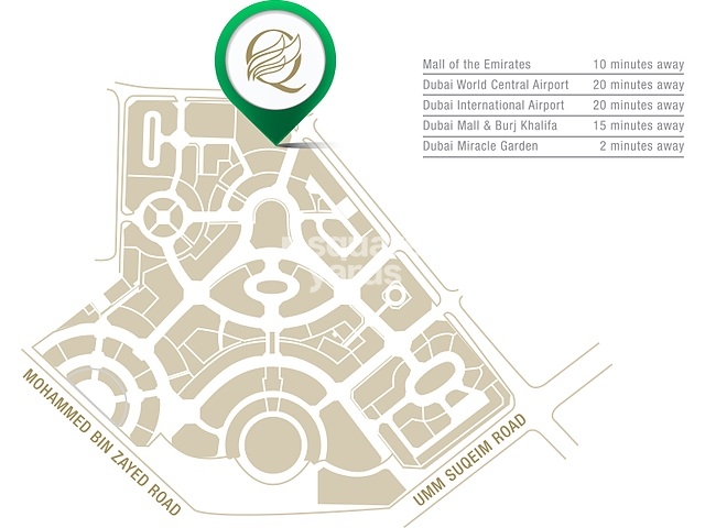 AYS Q Gardens Location Image