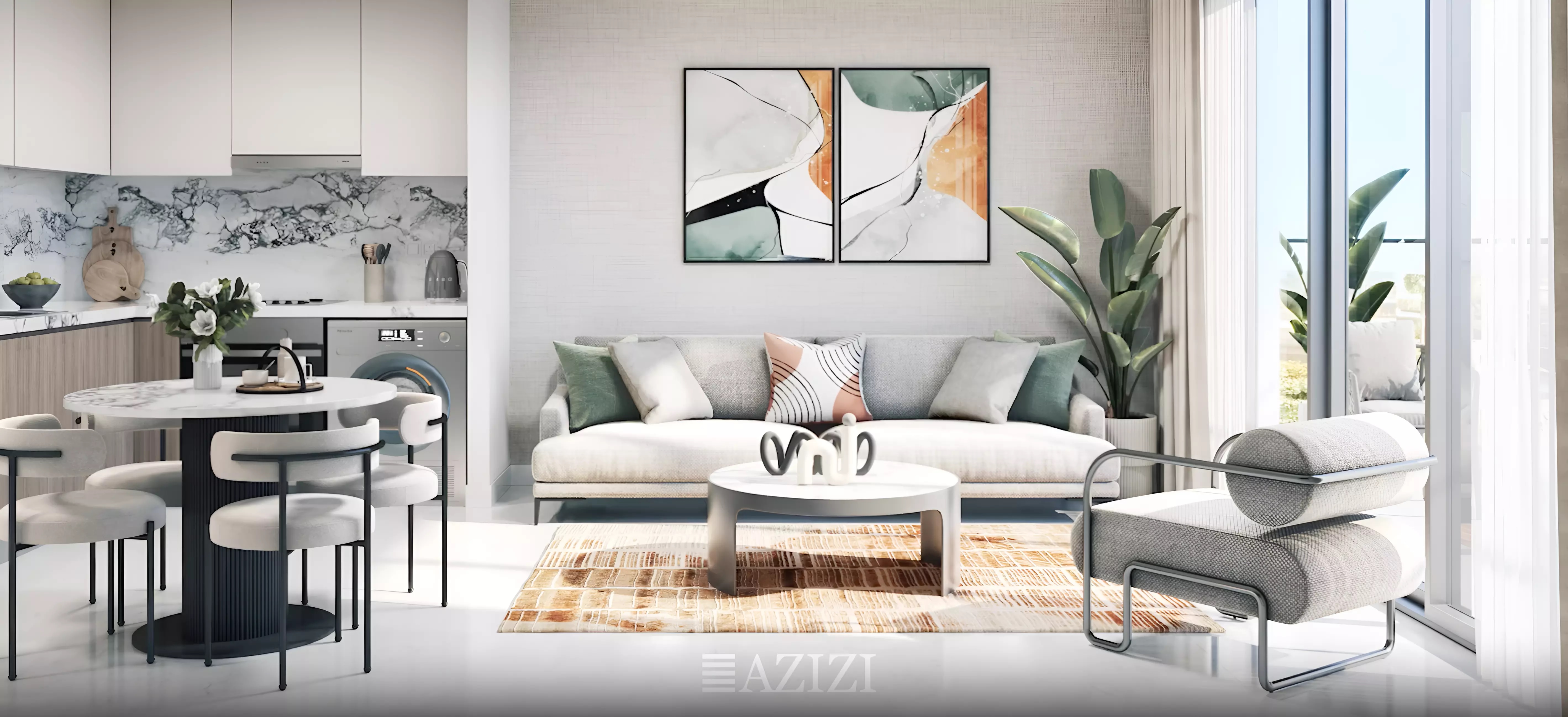 Azizi Beach Oasis 2 Apartment Interiors