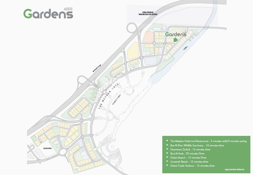 Azizi Gardens Master Plan Image