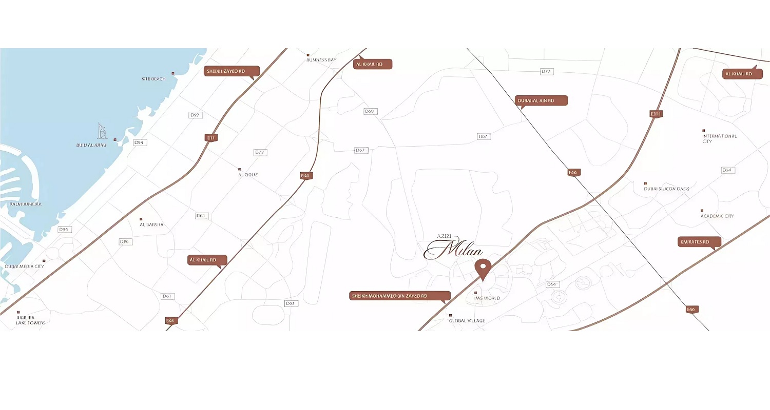 Azizi Milan 20 Location Image