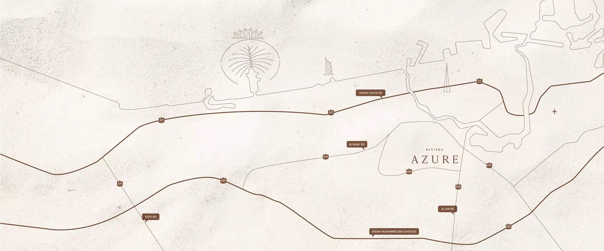 Azizi Riviera Azure Location Image