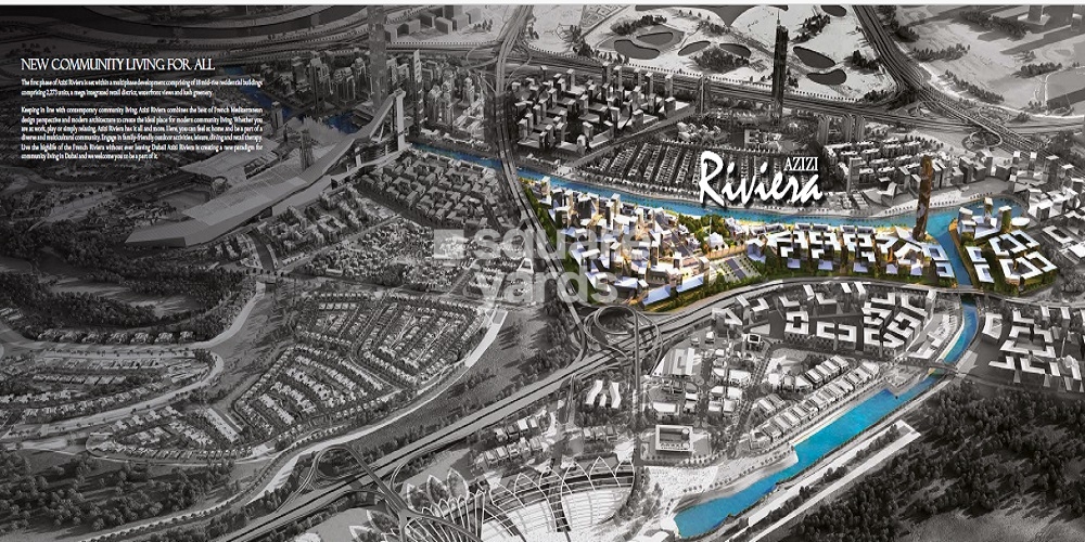 Azizi Riviera Master Plan Image