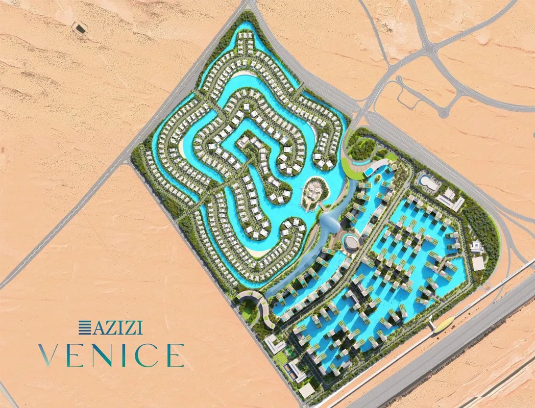 Azizi Venice Master Plan Image