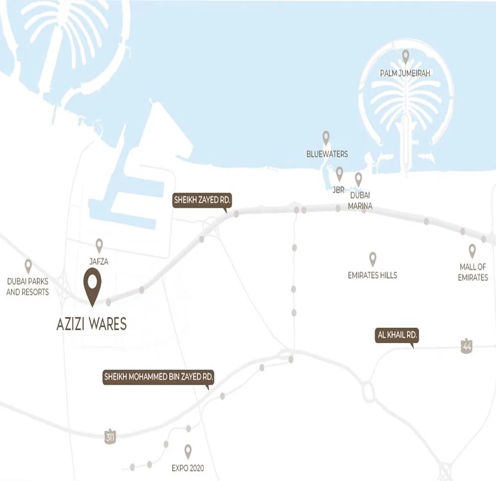 Azizi Wares Location Image