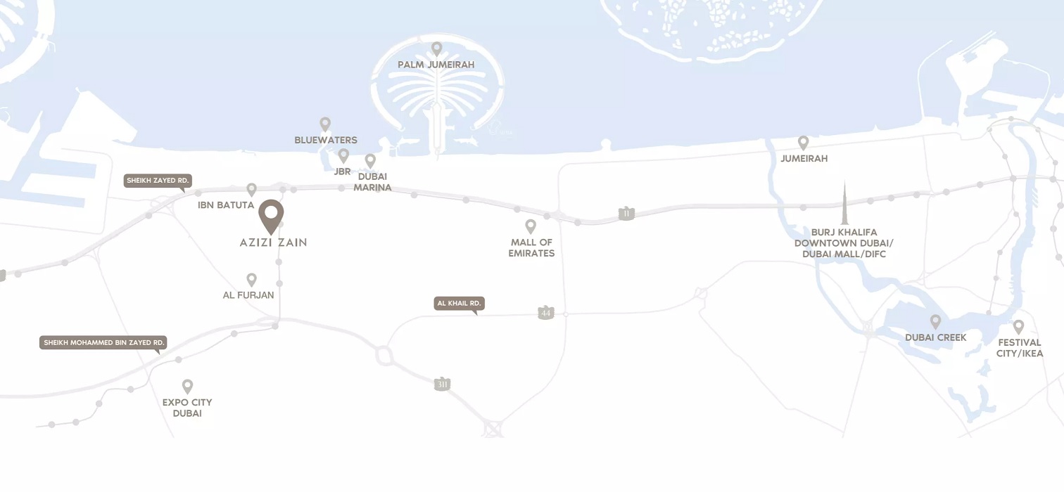 Azizi Zain Location Image