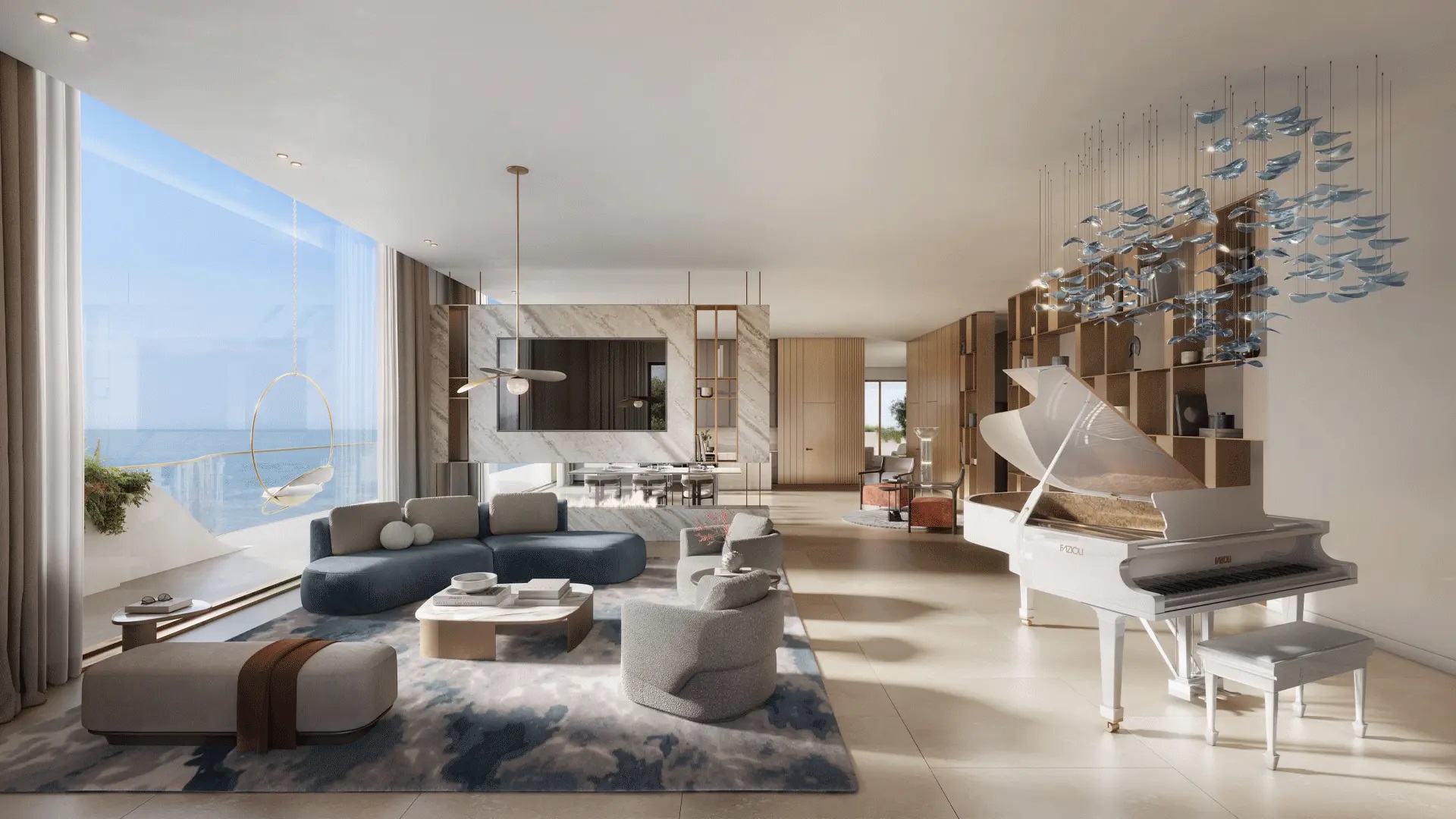 Beyond The Mural Apartment Interiors