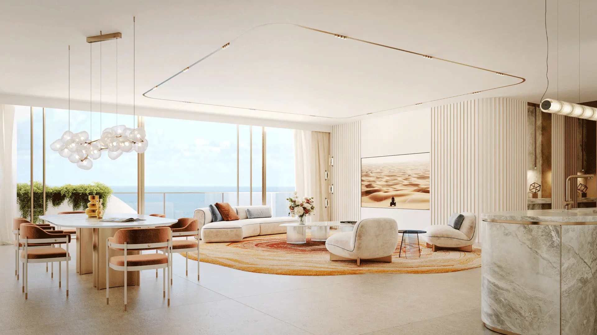 Beyond The Mural Apartment Interiors