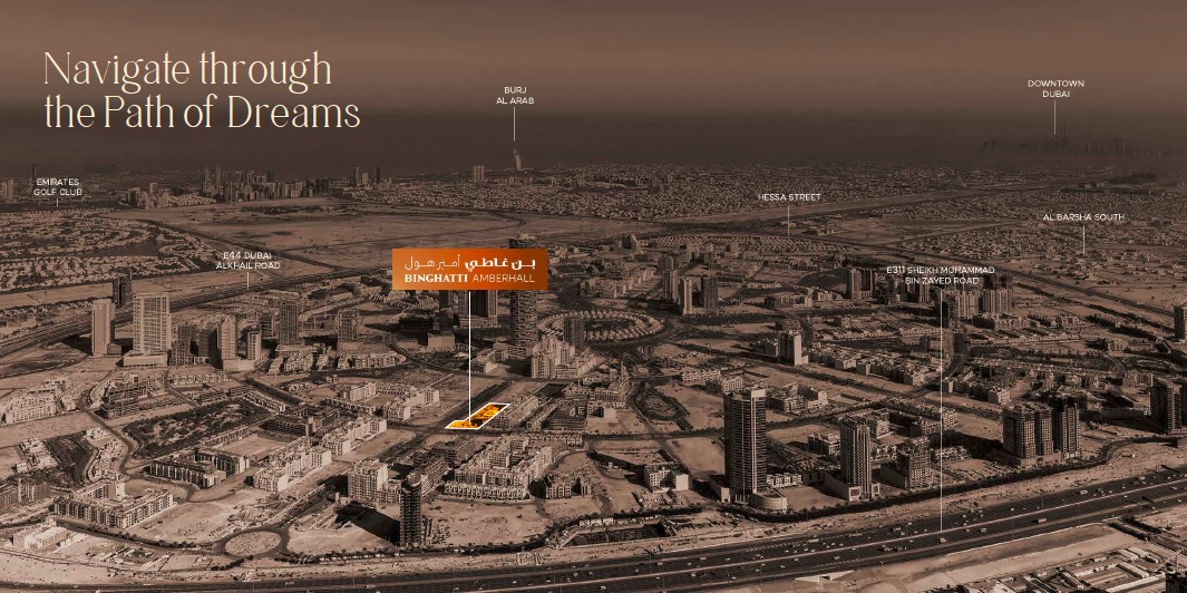 Binghatti Amberhall Location Image