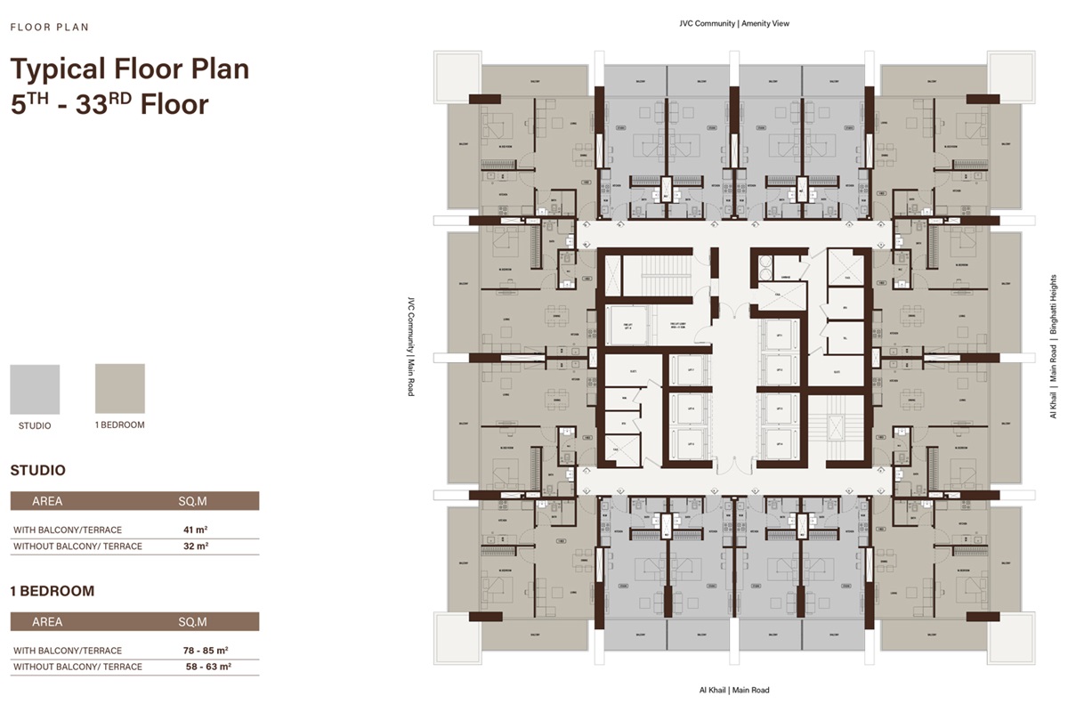 Binghatti Apex Floor Plans