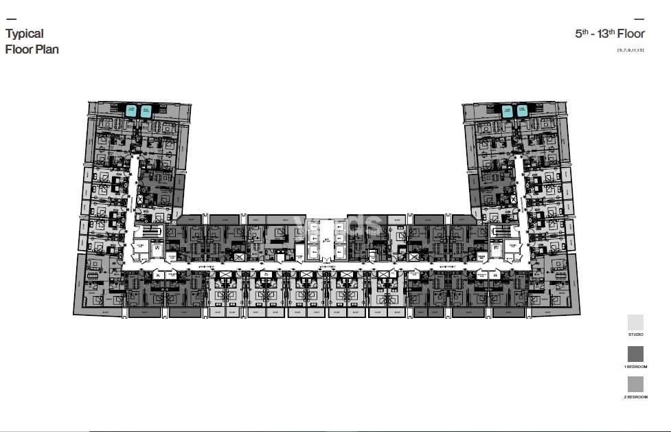 Binghatti Azure Floor Plans