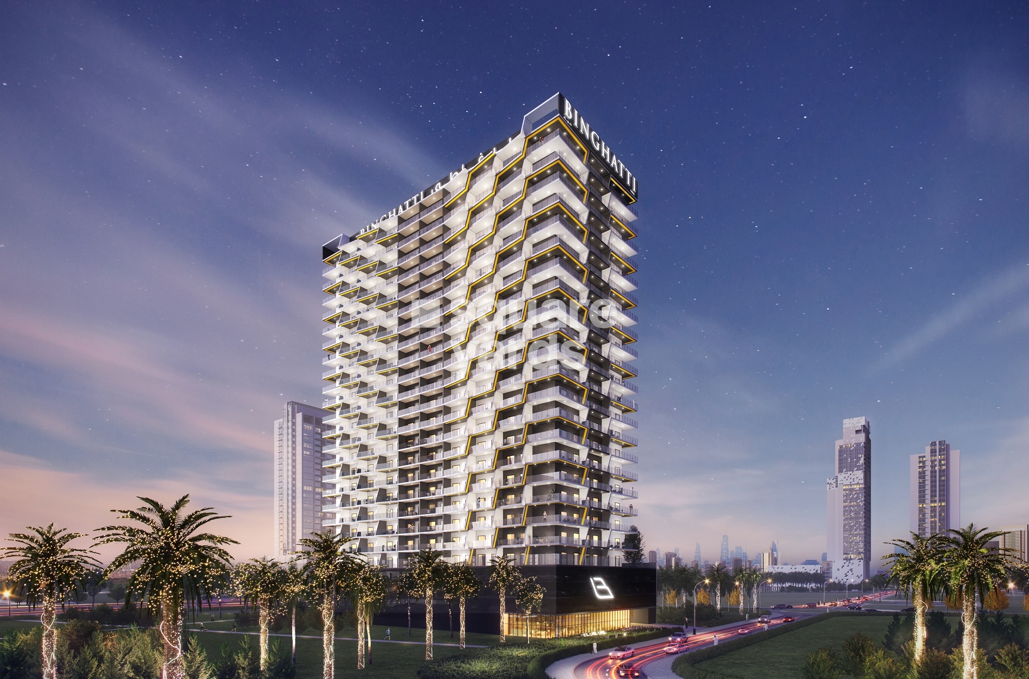 Binghatti Creek Tower View