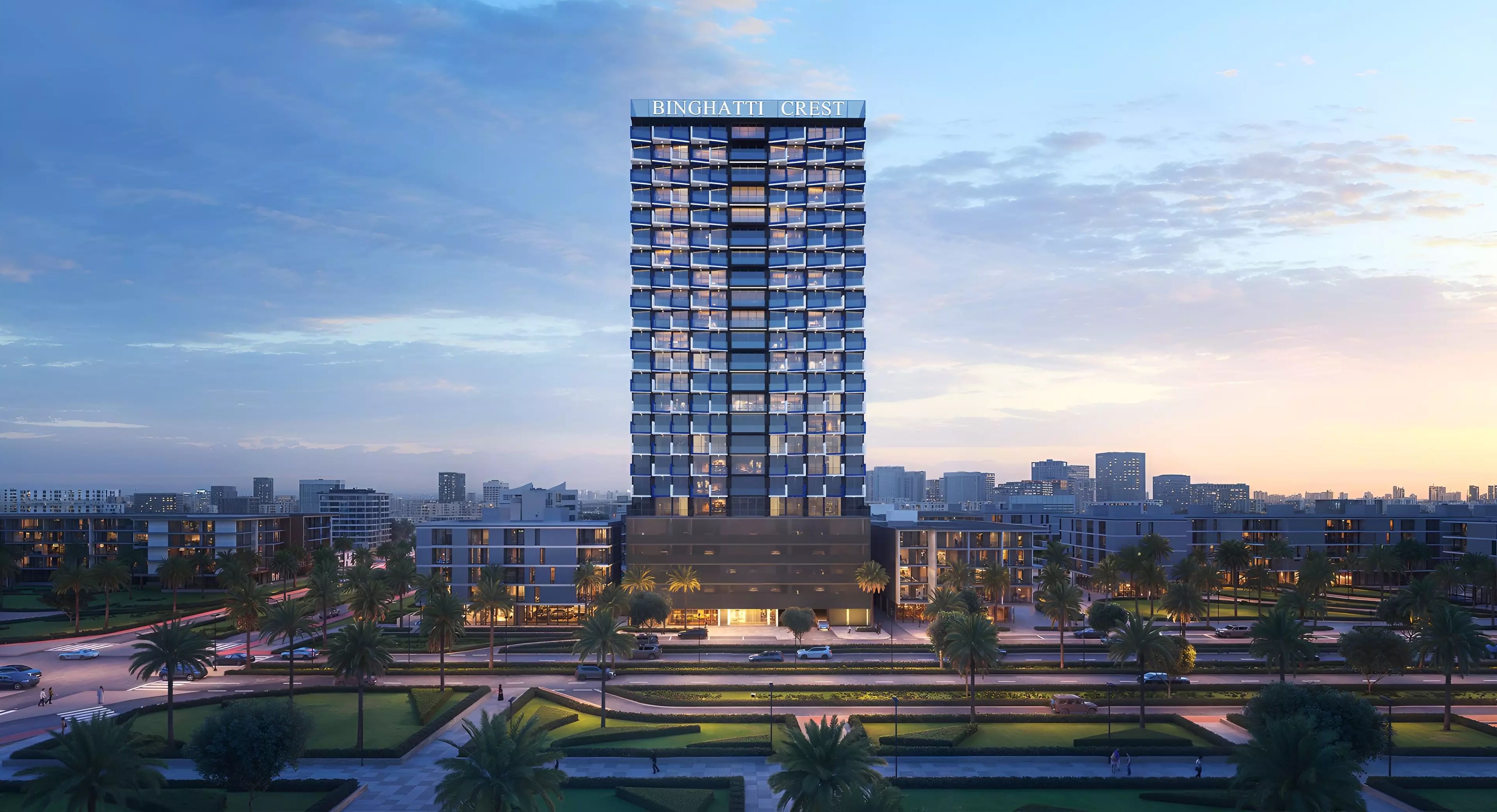 Binghatti Crest Apartment Exteriors