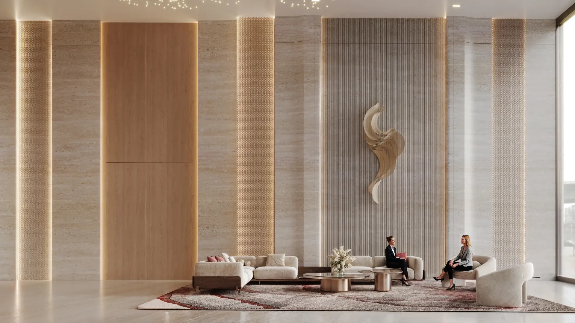 Binghatti Flare Waiting Lounge