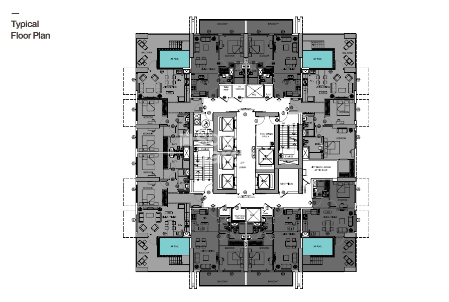 Binghatti Gardenia Floor Plans