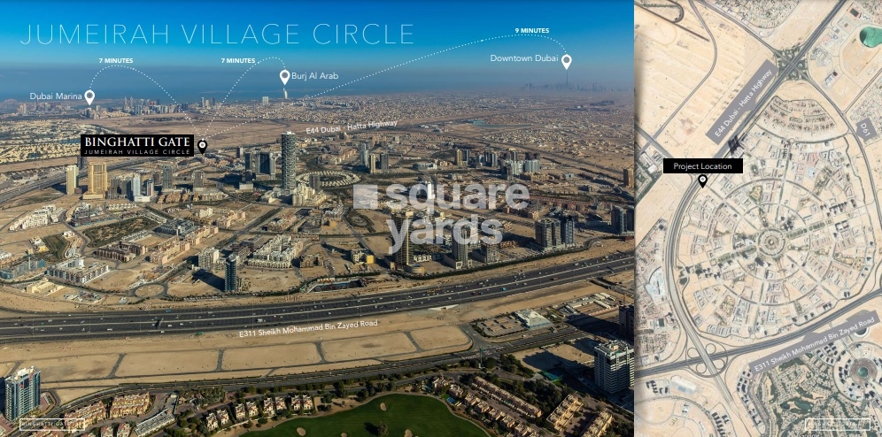 Binghatti Gate Location Image