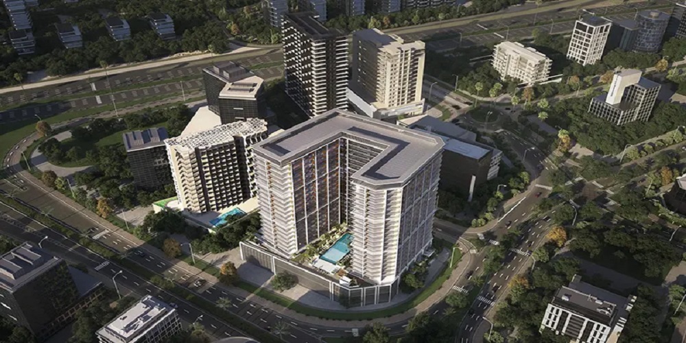 Binghatti Ghost Tower View