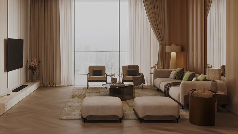 Binghatti Grove Apartment Interiors