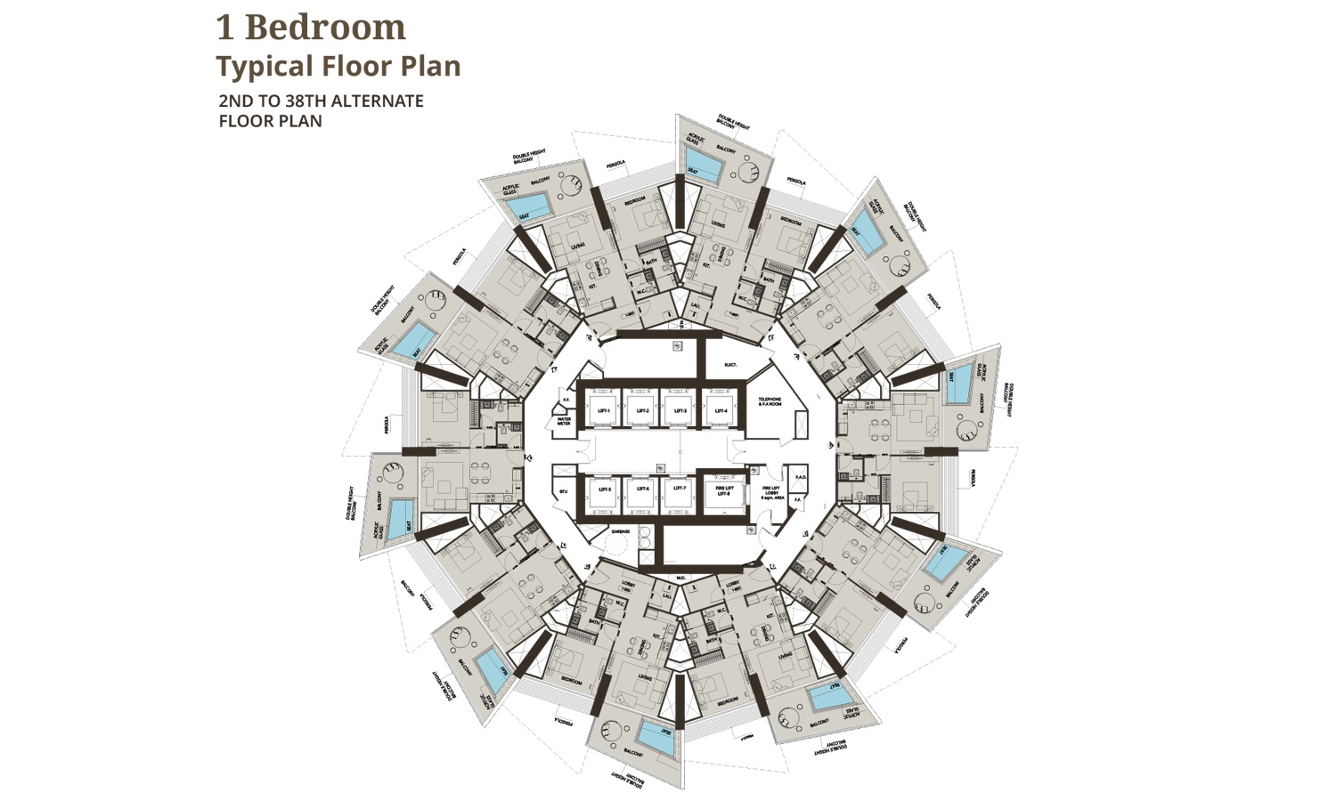 Binghatti Grove Floor Plans