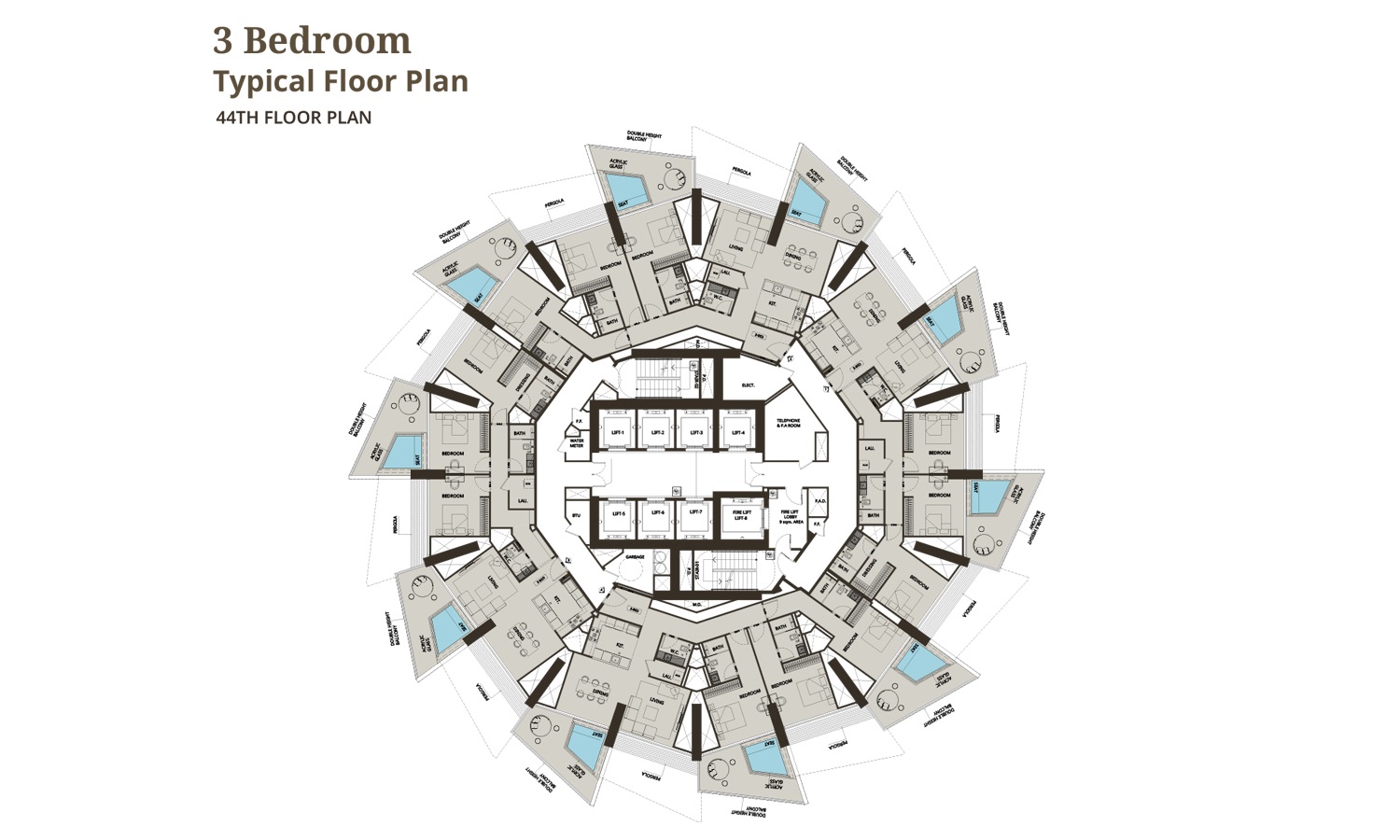 Binghatti Grove Floor Plans