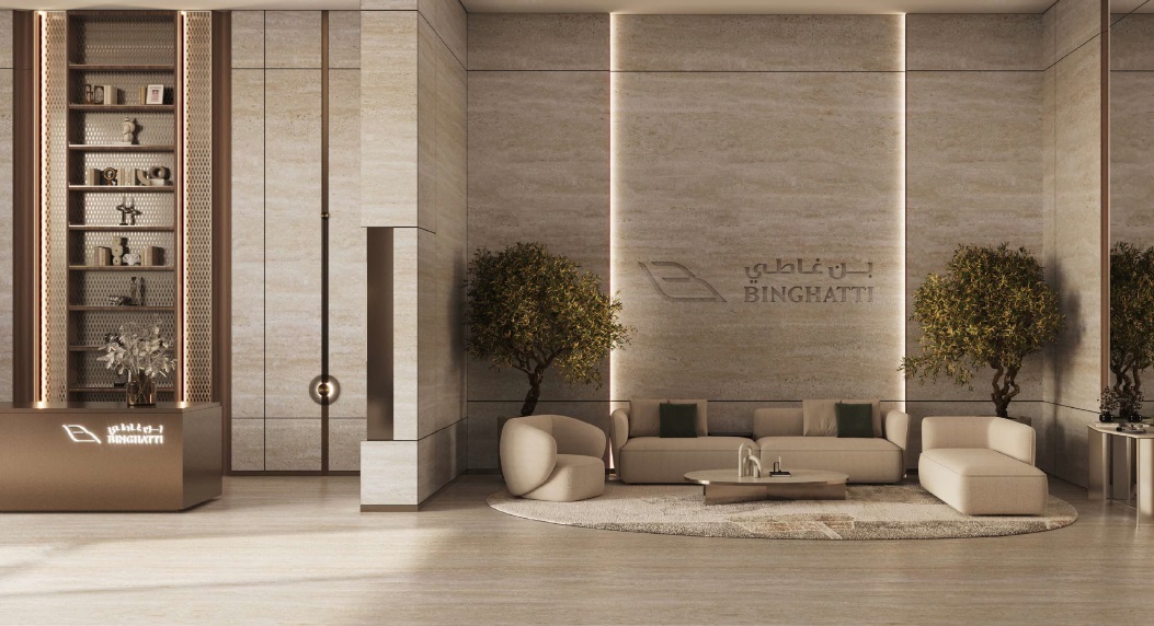 Binghatti Ivory Waiting Lounge