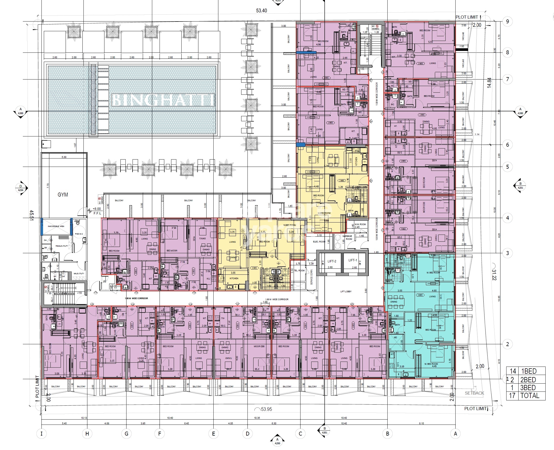 Binghatti Jasmine Floor Plans