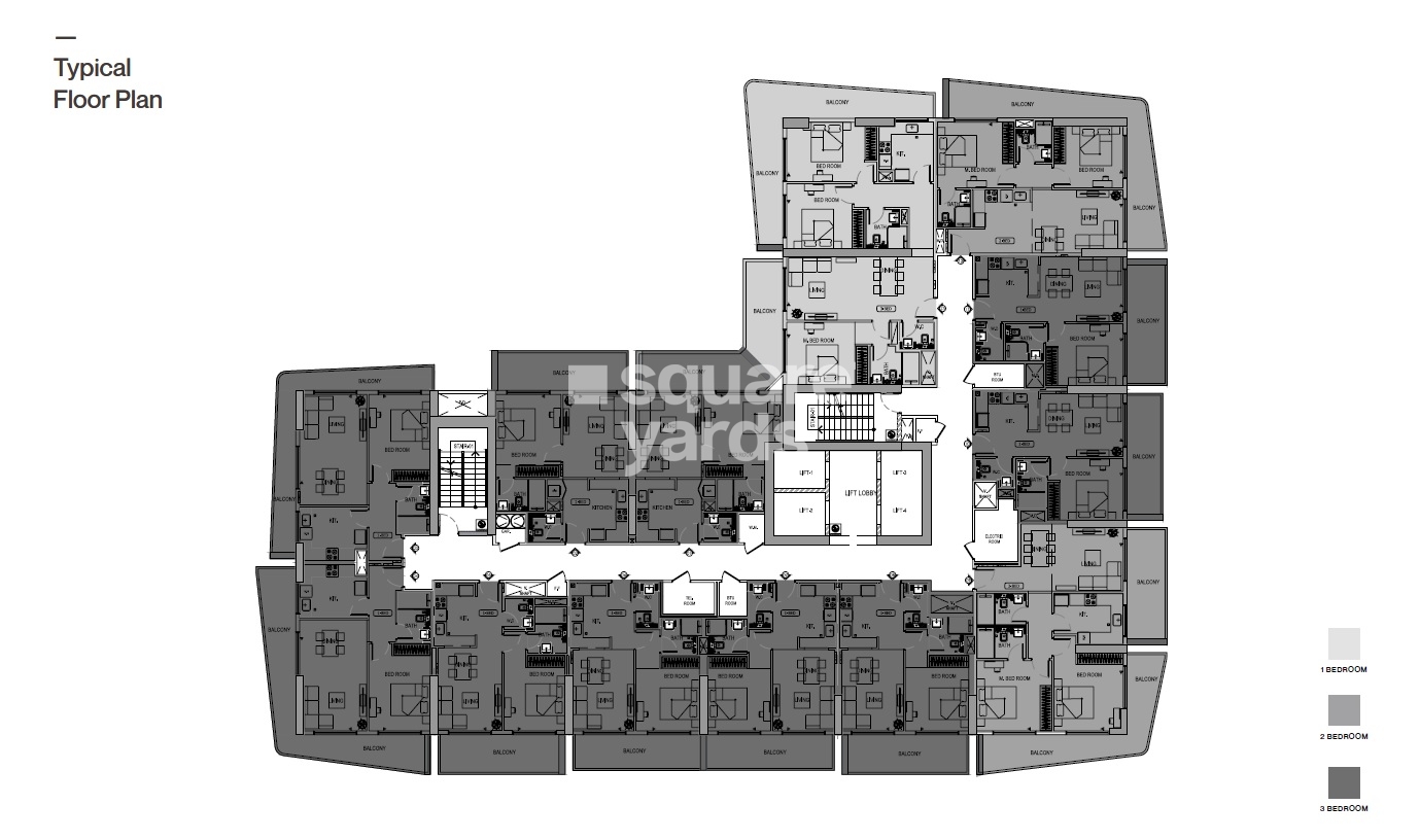 Binghatti Luna Floor Plans