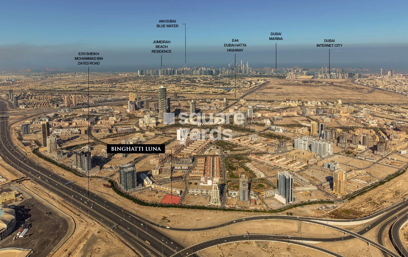 Binghatti Luna Location Image