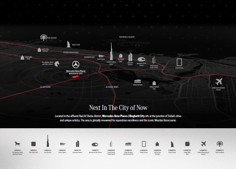 Binghatti Maybach Location Image