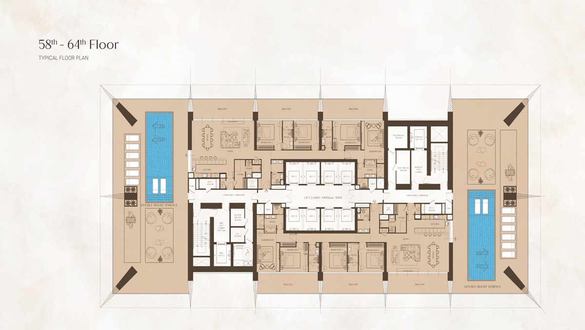 Binghatti One Floor Plans