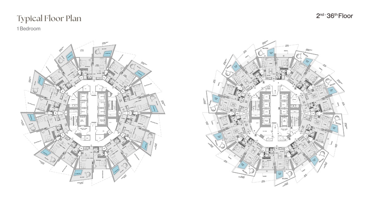 Binghatti Phantom Floor Plans