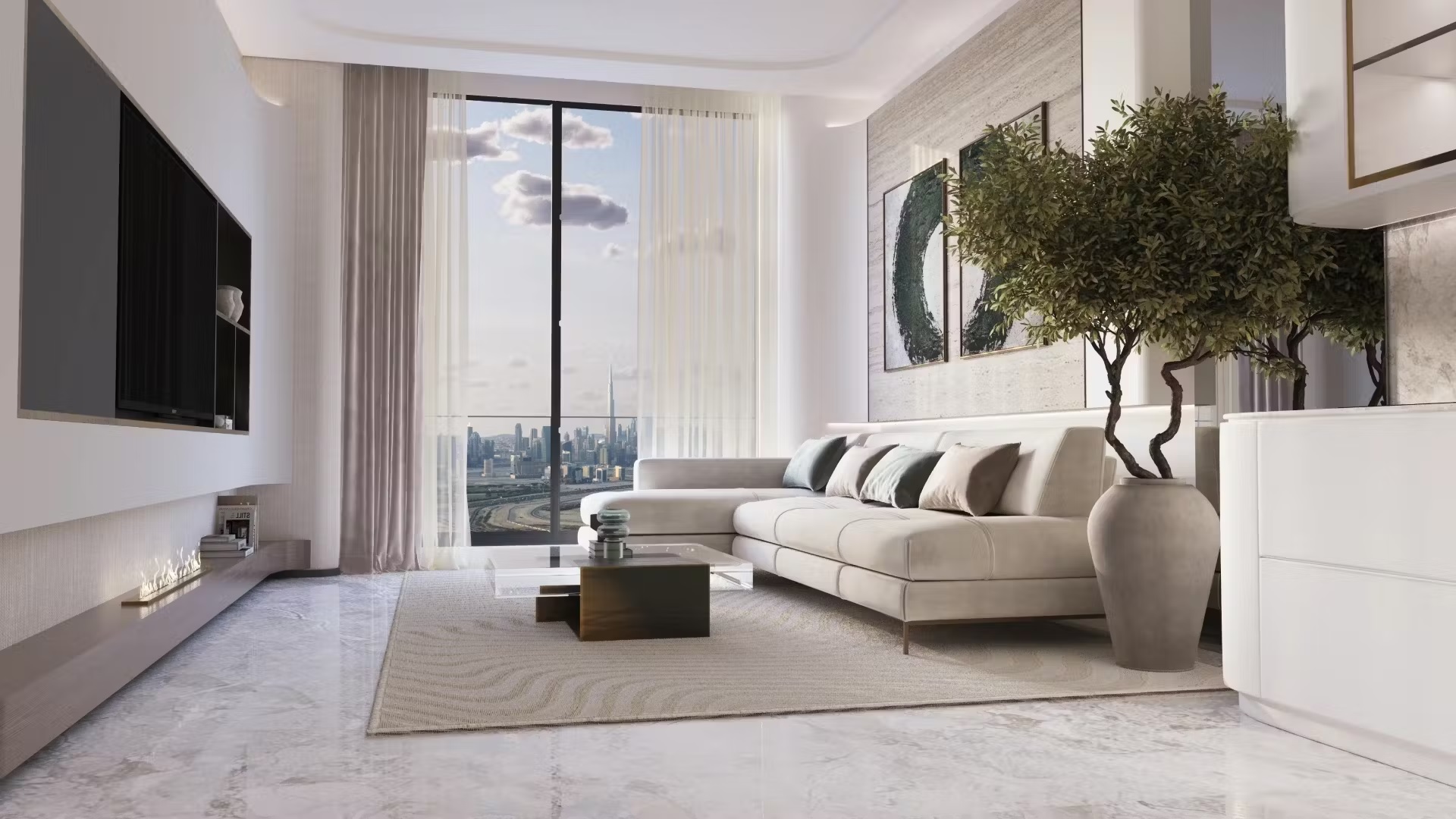 Binghatti Pinnacle Apartment Interiors