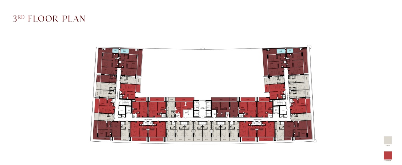 Binghatti Ruby Floor Plans