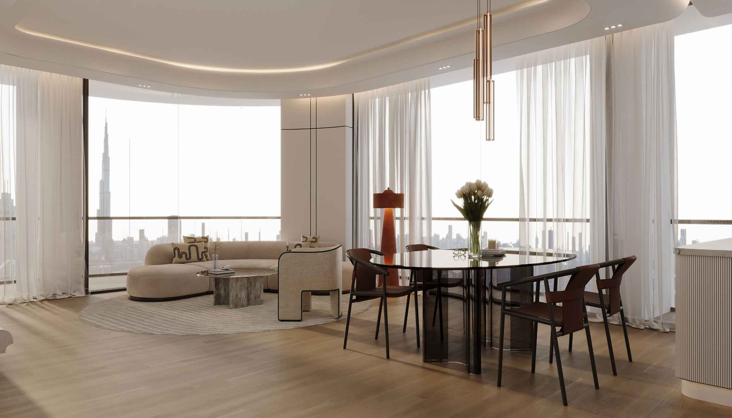 Binghatti Sky Terraces Apartment Interiors