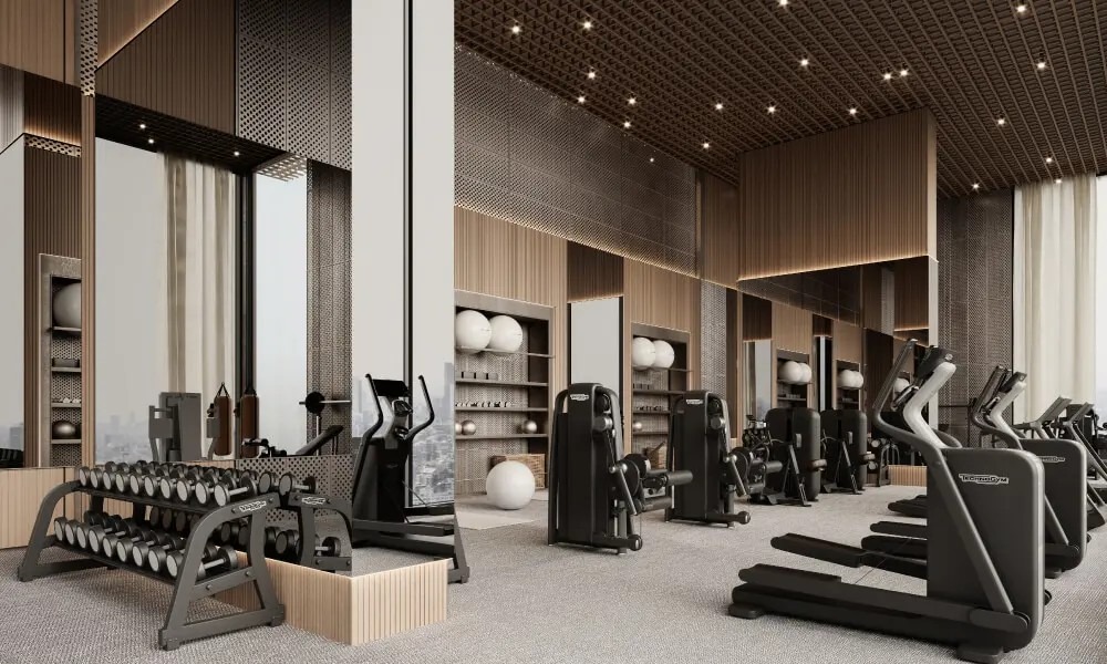 Binghatti Sky Terraces Gymnasium Image