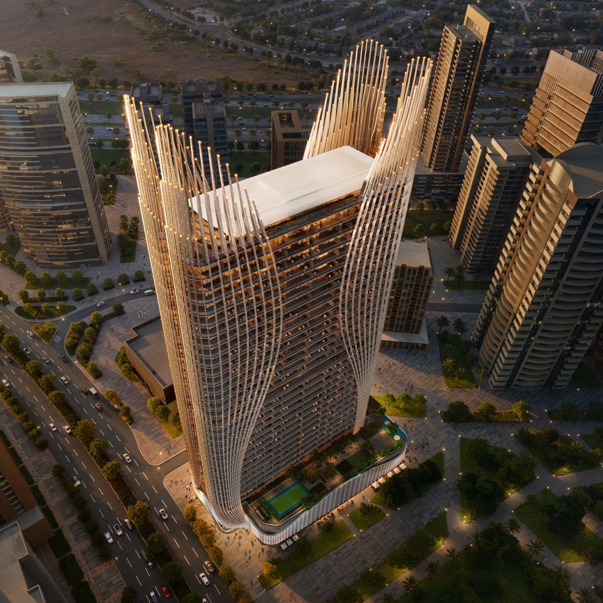 Binghatti Skyhall Tower View